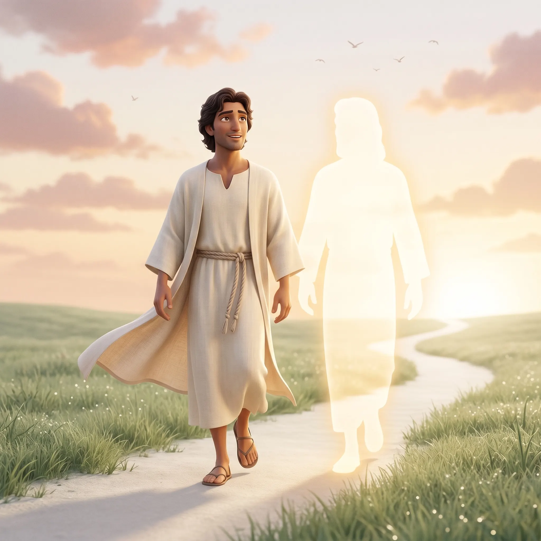 Enoch Walked With God illustrated Bible story for kids