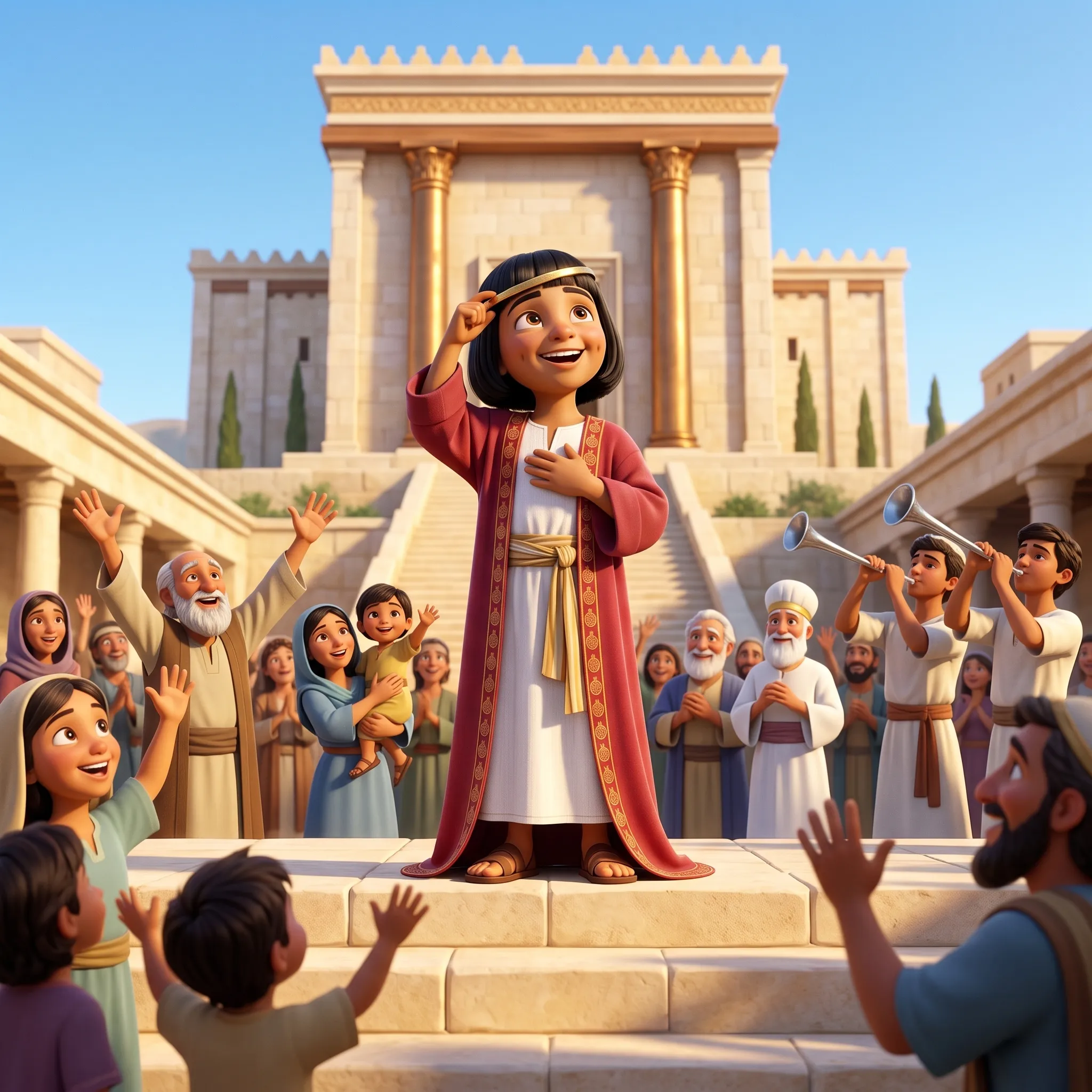Josiah the Boy King illustrated Bible story for kids
