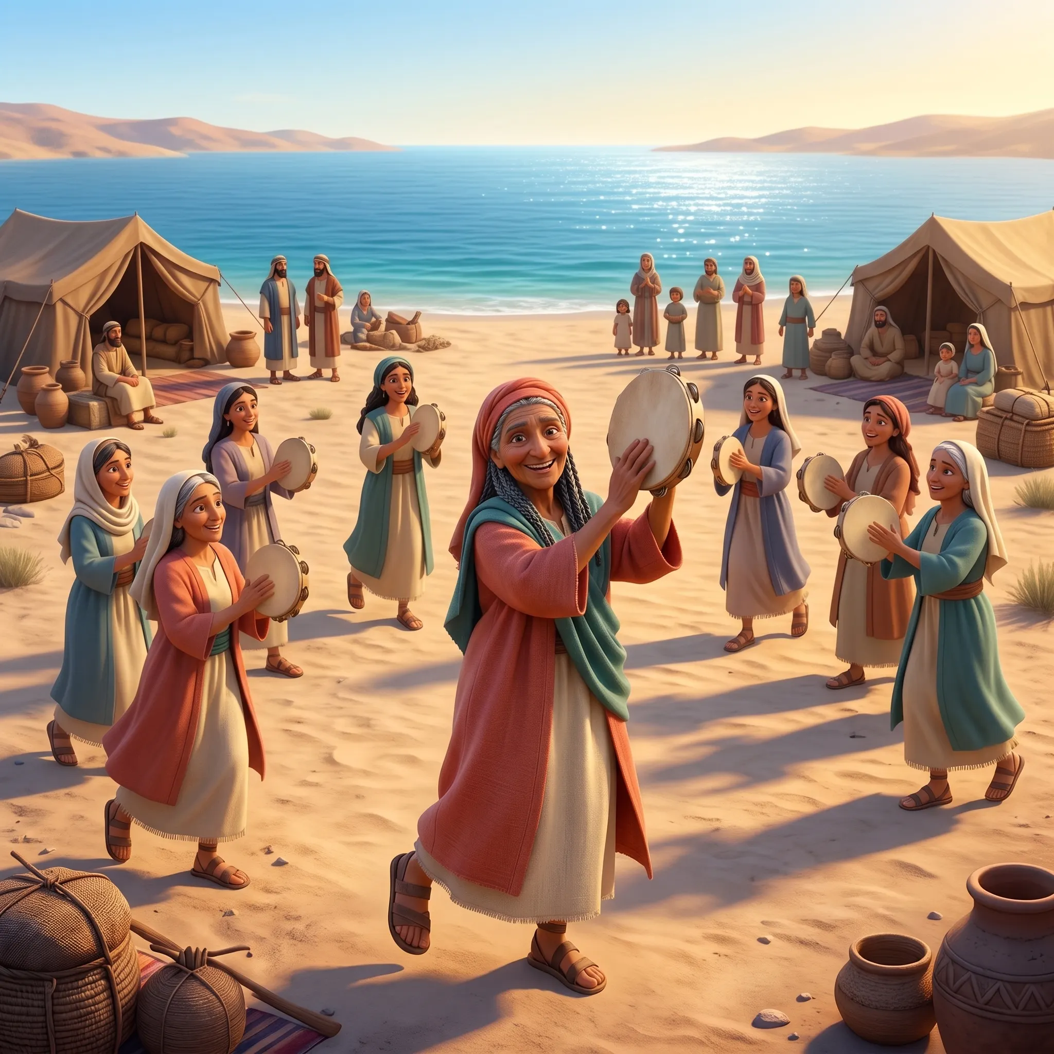 Miriam Sings by the Red Sea illustrated Bible story for kids